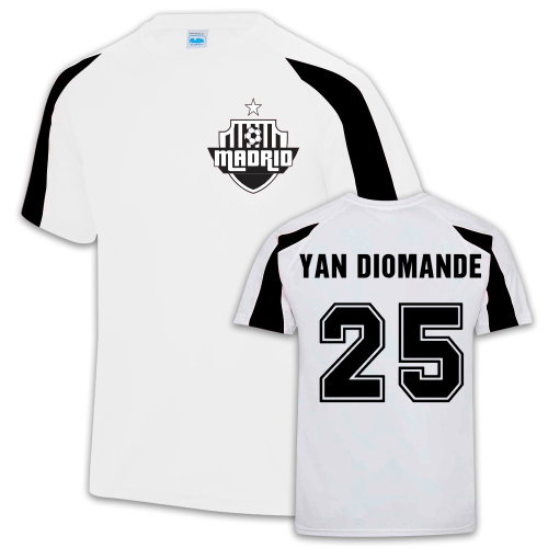Yan Diomande Real Madrid Sport Training Jersey (White)