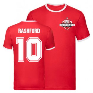 Marcus Rashford Manchester United Ringer Tee (Red)