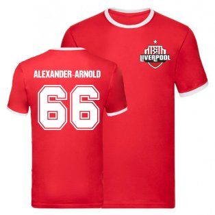 Trent Alexander-Arnold Liverpool Ringer Tee (Red)