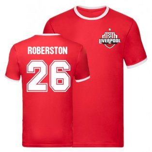 Andy Robertson Liverpool Ringer Tee (Red)