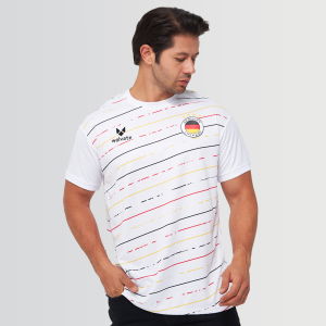 Germany Legacy Football Jersey Striped (Wolvate) Adult Short Sleeve