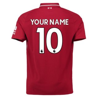2018-2019 Liverpool Home Football Shirt (Your Name)