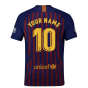 2018-2019 Barcelona Home Nike Football Shirt (Your Name)