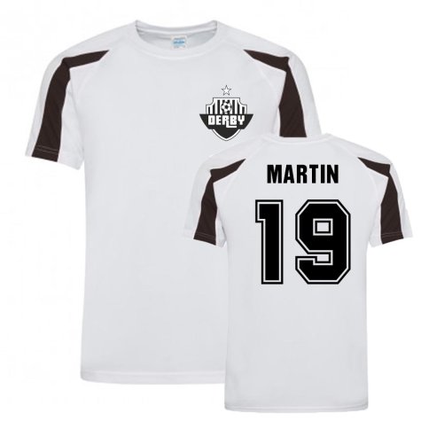 Chris Martin Derby County Sports Training Jersey (White)