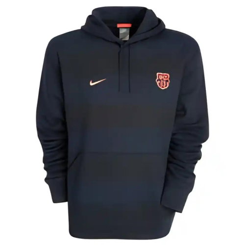 2010-11 Barcelona Nike Core Hooded Top (Black)