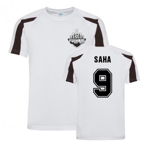 Louis Saha Fulham Sports Training Jersey (White)