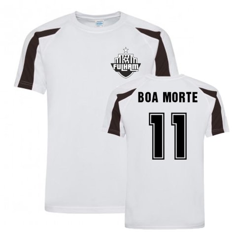 Luis Boa Morte Fulham Sports Training Jersey (White)