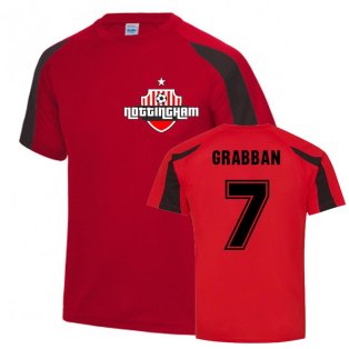 Lewis Grabban Nottingham Forest Sports Training Jersey (Red)