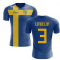 2023-2024 Sweden Flag Concept Football Shirt (Lindelof 3) - Kids