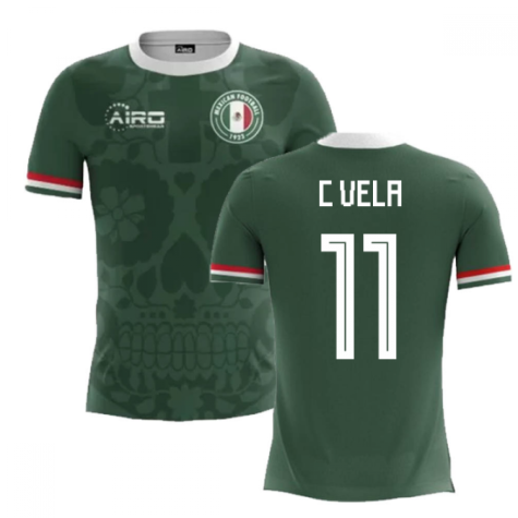 2023-2024 Mexico Home Concept Football Shirt (C Vela 11) - Kids