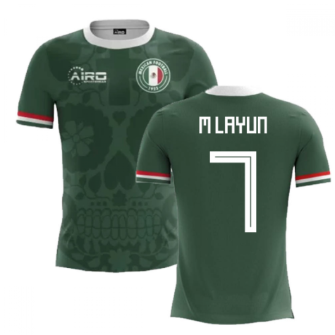 2024-2025 Mexico Home Concept Football Shirt (M Layun 7) - Kids