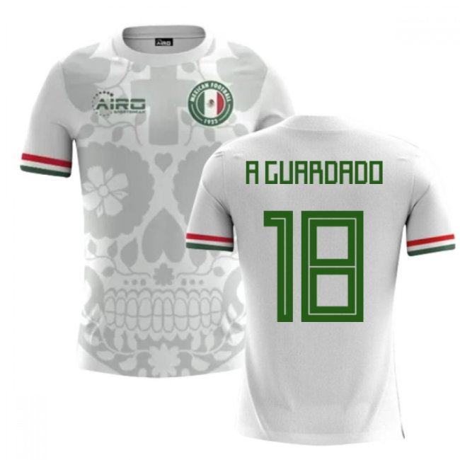 2025-2026 Mexico Away Concept Football Shirt (A.Guardado 18) - Kids