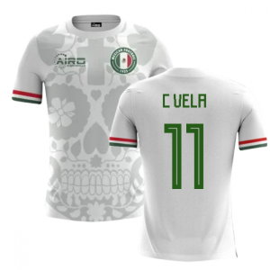 2025-2026 Mexico Away Concept Football Shirt (C.Vela 11) - Kids