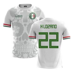 2025-2026 Mexico Away Concept Football Shirt (H.Lozano 22) - Kids