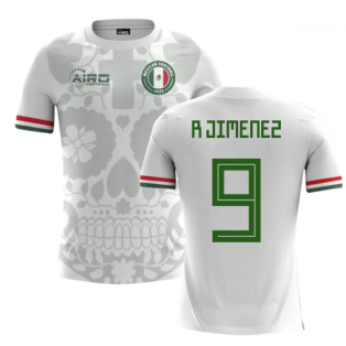 2020-2021 Mexico Away Concept Football Shirt (R Jimenez 9) - Kids