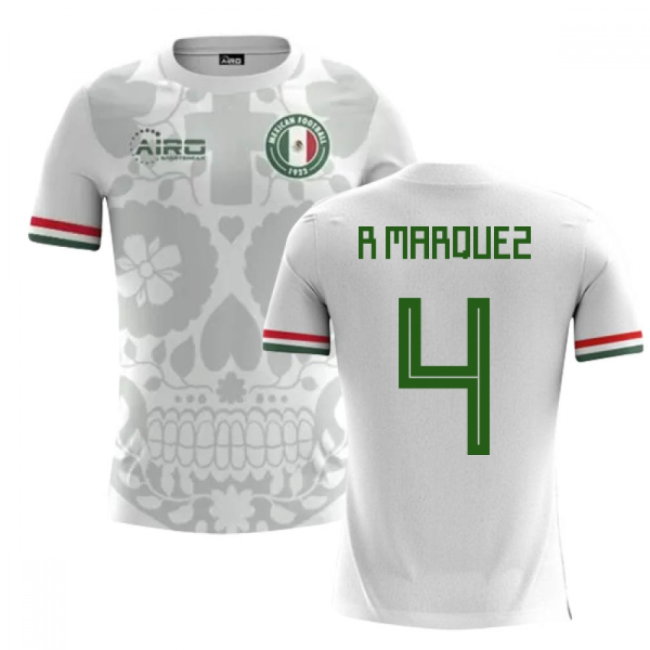 2025-2026 Mexico Away Concept Football Shirt (R.Marquez 4) - Kids
