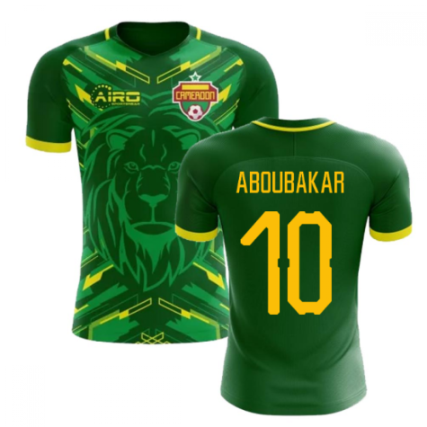 2023-2024 Cameroon Home Concept Football Shirt (Aboubakar 10) - Kids