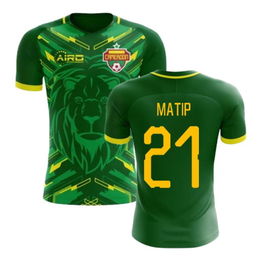 2025-2026 Cameroon Home Concept Football Shirt (Matip 21) - Kids