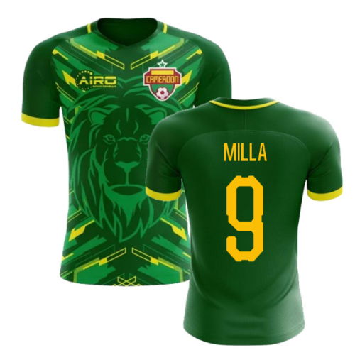 2025-2026 Cameroon Home Concept Football Shirt (Milla 9) - Kids