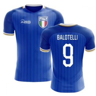 2022-2023 Italy Home Concept Football Shirt (Balotelli 9) - Kids