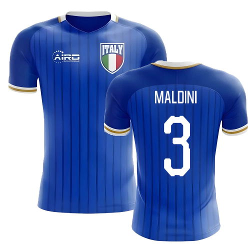 2025-2026 Italy Home Concept Football Shirt (Maldini 3) - Kids