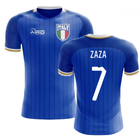2023-2024 Italy Home Concept Football Shirt (Zaza 7) - Kids