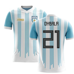 2023-2024 Argentina Home Concept Football Shirt (Dybala 21) - Kids