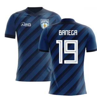 2023-2024 Argentina Away Concept Football Shirt (Banega 19) - Kids