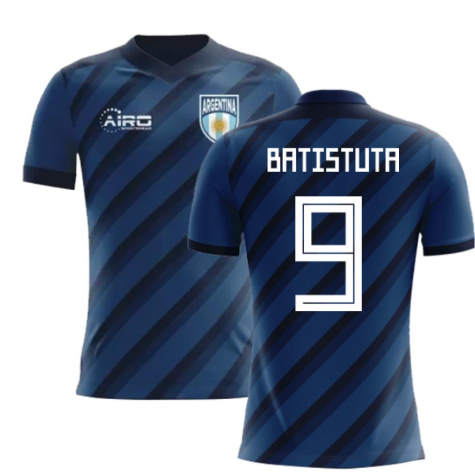 2022-2023 Argentina Away Concept Football Shirt (Batistuta 9) - Kids