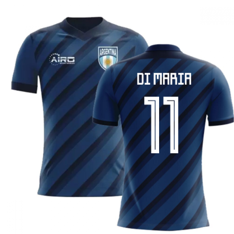 2023-2024 Argentina Away Concept Football Shirt (Di Maria 11) - Kids