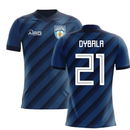 2025-2026 Argentina Away Concept Football Shirt (Dybala 21) - Kids
