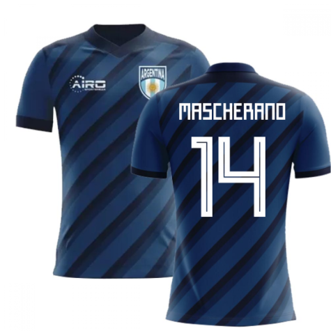 2023-2024 Argentina Away Concept Football Shirt (Mascherano 14) - Kids
