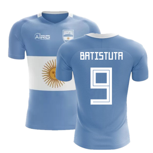 2025-2026 Argentina Flag Concept Football Shirt (Batistuta 9) - Kids