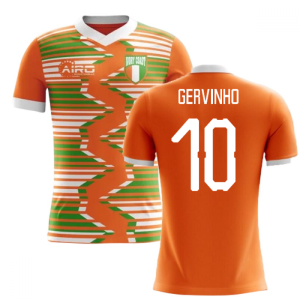 2023-2024 Ivory Coast Home Concept Football Shirt (Gervinho 10) - Kids