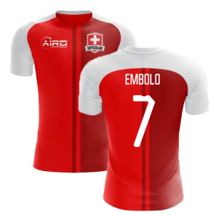 2022-2023 Switzerland Home Concept Football Shirt (Embolo 7) - Kids