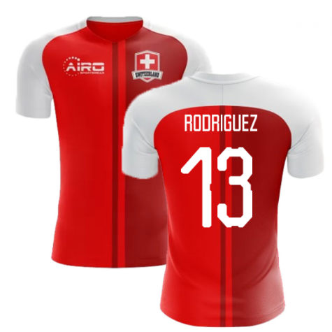 2023-2024 Switzerland Home Concept Football Shirt (Rodriguez 13) - Kids