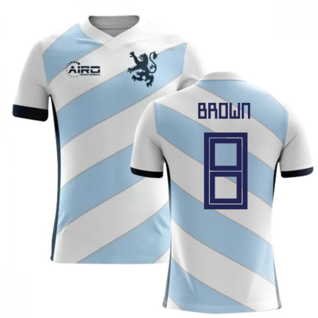 2025-2026 Scotland Away Concept Football Shirt (Brown 8) - Kids