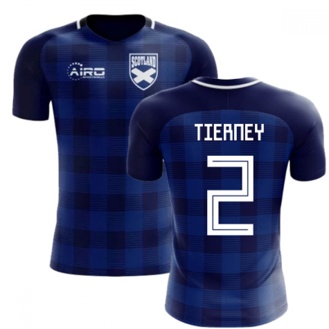 2023-2024 Scotland Tartan Concept Football Shirt (Tierney 2) - Kids
