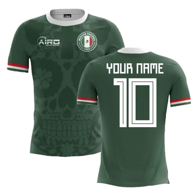 2025-2026 Mexico Home Concept Football Shirt (Your Name) -Kids