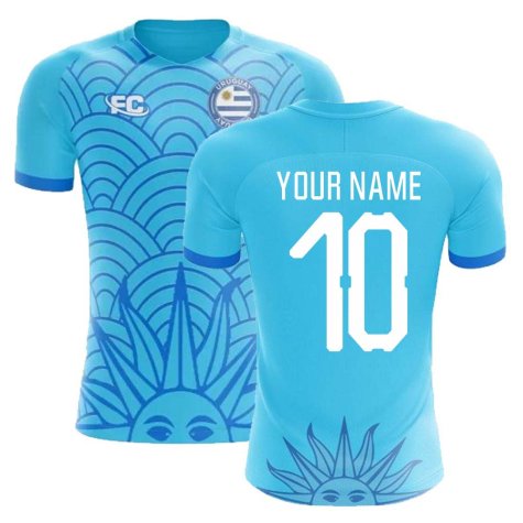 2018-2019 Uruguay Fans Culture Concept Home Shirt (Your Name) - Little Boys