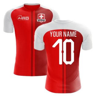 2023-2024 Switzerland Home Concept Football Shirt (Your Name) -Kids