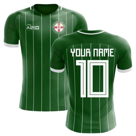 2020-2021 Northern Ireland Home Concept Football Shirt (Your Name) - Kids