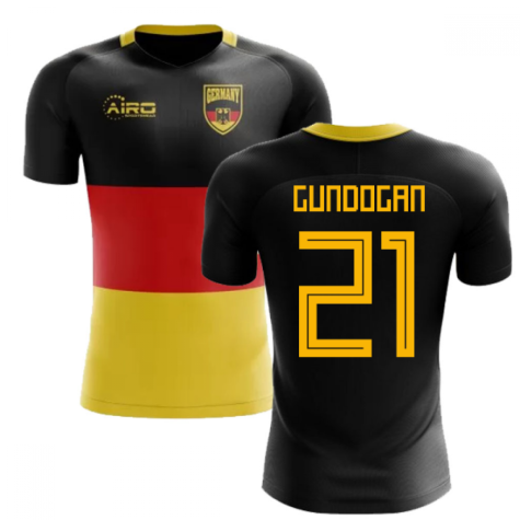 2022-2023 Germany Flag Concept Football Shirt (Gundogan 21) - Kids