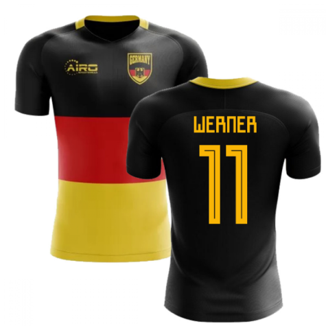 2023-2024 Germany Flag Concept Football Shirt (Werner 11) - Kids