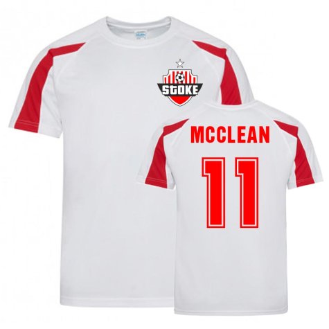 James McLean Stoke Sports Training Jersey (White)