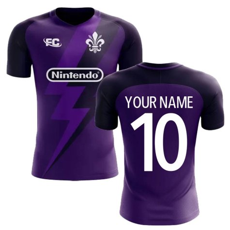 2020-2021 Fiorentina Fans Culture Home Concept Shirt (Your Name) -Kids