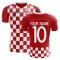 2022-2023 Croatia Flag Concept Football Shirt (Your Name)