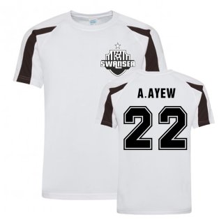 Andre Ayew Swansea Sports Training Jersey (White)