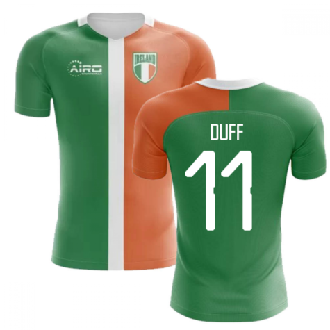 2023-2024 Ireland Flag Concept Football Shirt (Duff 11) - Kids