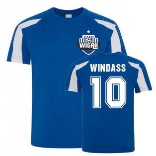 Josh Windass Wigan Sports Training Jersey (Blue)
